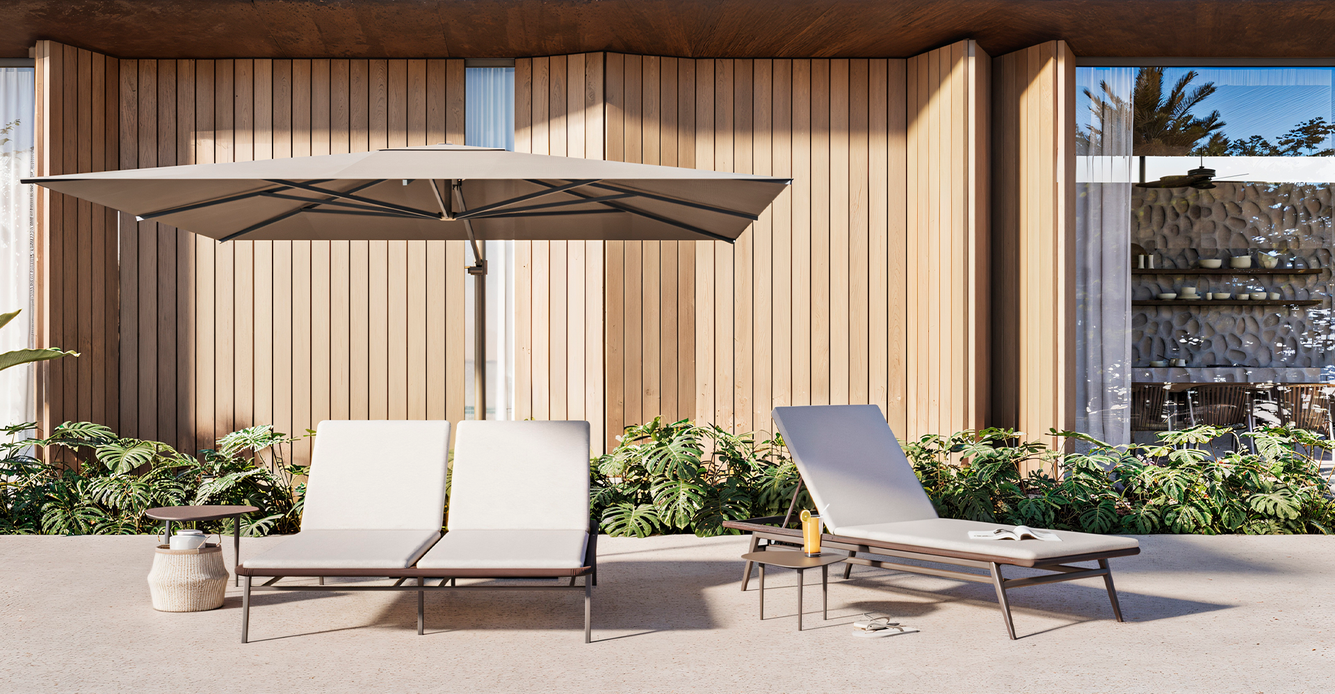Pora Double Lounge Chair
